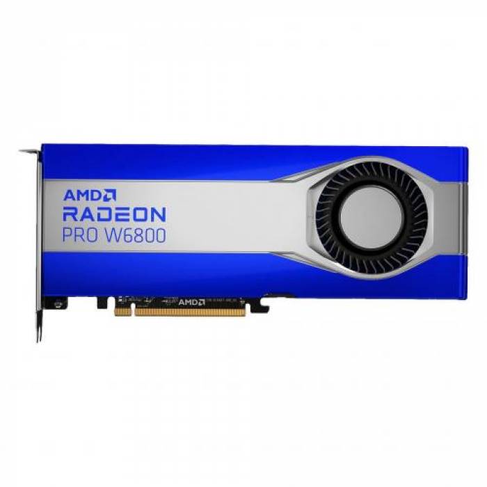 Placa video profesionala Dell AMD Radeon Pro W6800 32GB, GDDR6, 256bit