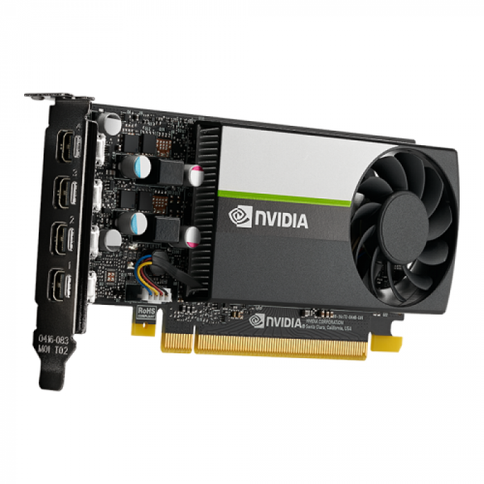 Placa video profesionala PNY nVidia T1000 4GB, GDDR6, 128bit, Low Profile, OEM