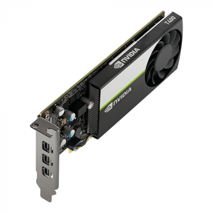 Placa video profesionala PNY nVidia T400 4GB, GDDR6, 64bit, Low Profile