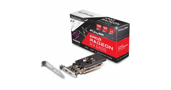 Placa video Sapphire AMD Radeon RX 6400 Pulse 4GB, GDDR6, 64bit