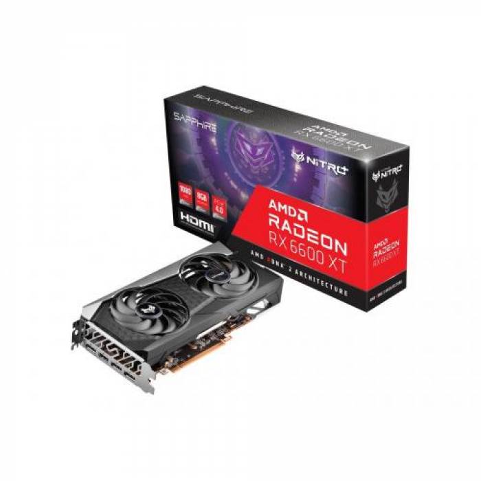 Placa video Sapphire AMD Radeon RX 6600 XT Nitro+ 8GB, GDDR6, 128bit