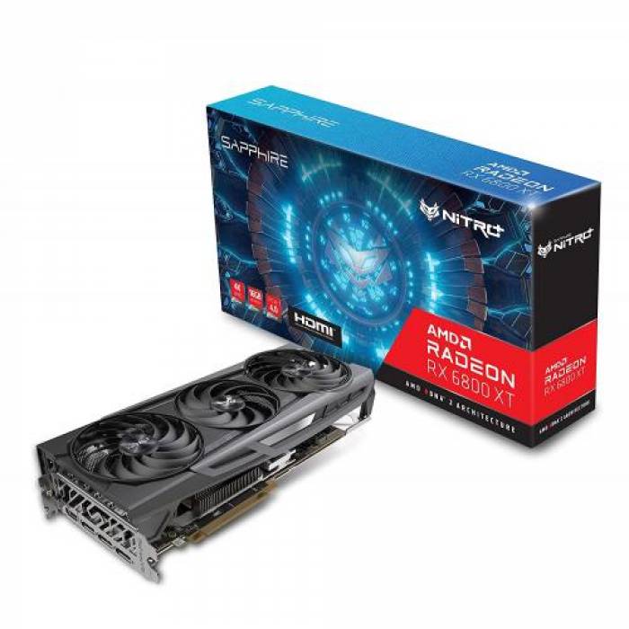 Placa video Sapphire AMD Radeon RX 6800 XT NITRO+ 16GB, GDDR6, 256bit