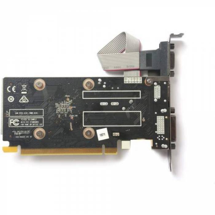 Placa video Zotac nVidia GeForce GT 710 2GB, GDDR3, 64bit, Low Profile Bracket