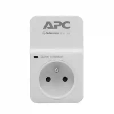 Priza APC PM1W-FR cu protectie, 1x Priza, White