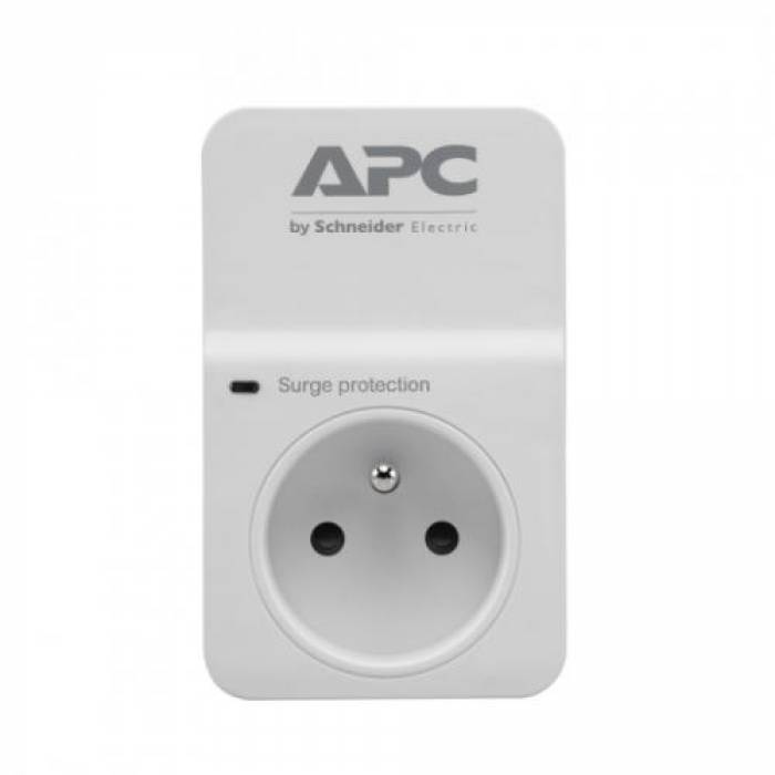 Priza APC PM1W-FR cu protectie, 1x Priza, White