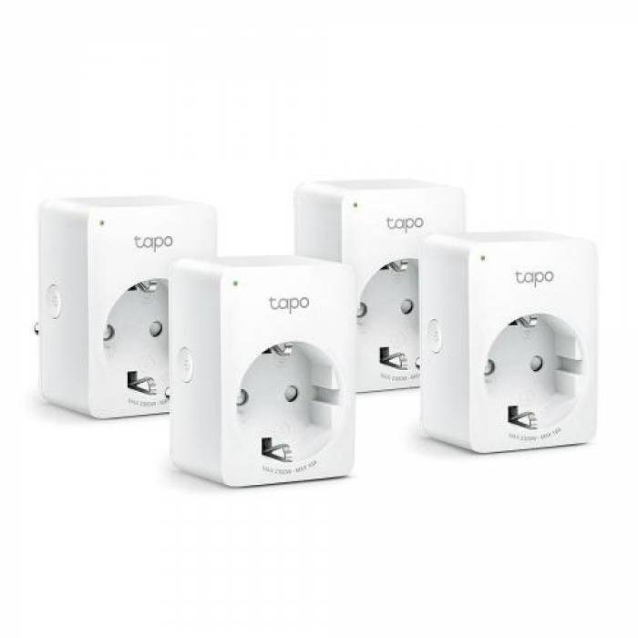 Priza intelgienta WI-FI TP-Link Tapo P100, 4 Pack