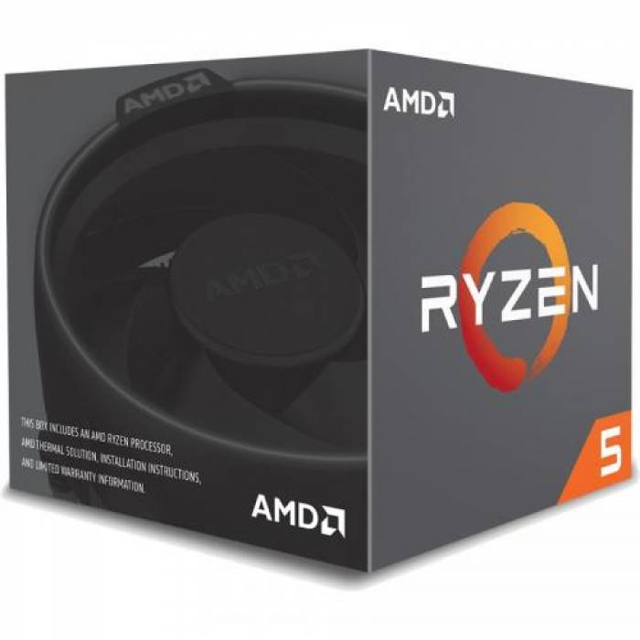 Procesor AMD Ryzen 5 1600 3.2GHz, Socket AM4, Box