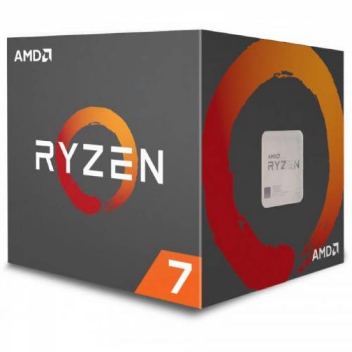Procesor AMD Ryzen 7 2700X 3.7GHz, Socket AM4, Box