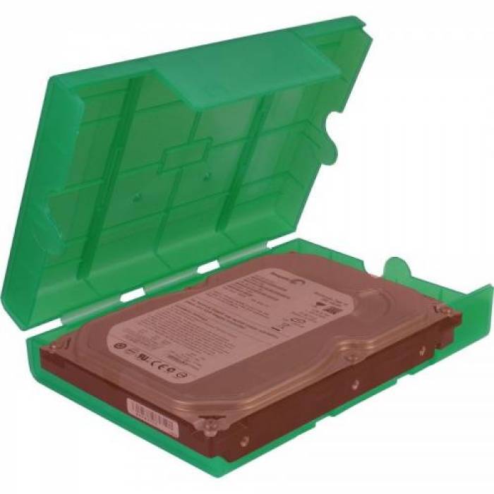 Protectie HDD Inter-Tech KP001A, Green