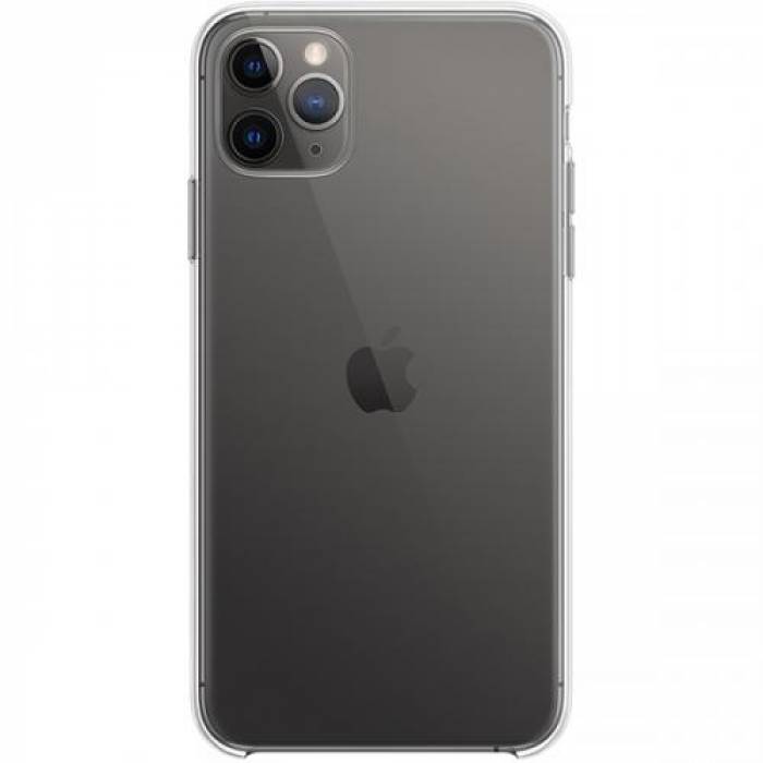 Protectie pentru spate Apple Clear Case pentru iPhone 11 Pro Max, Clear