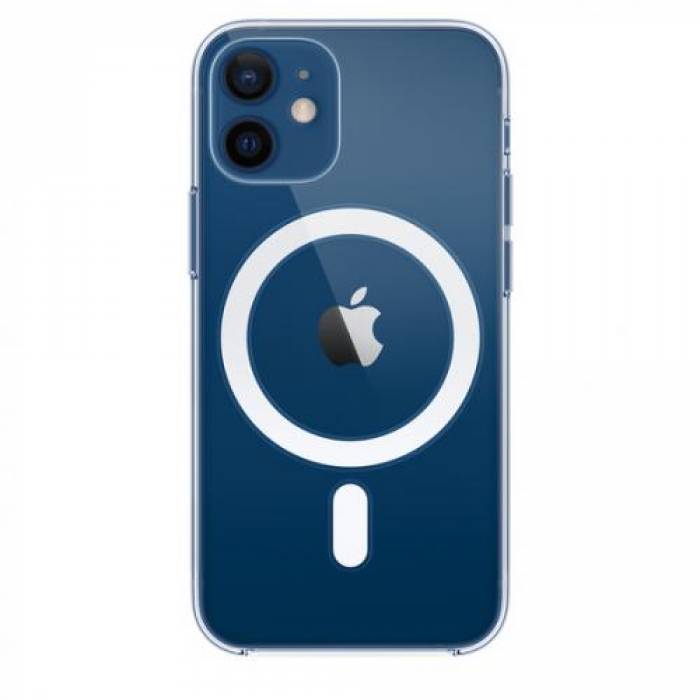 Protectie pentru spate Apple MagSafe pentru iPhone 12 mini, Clear