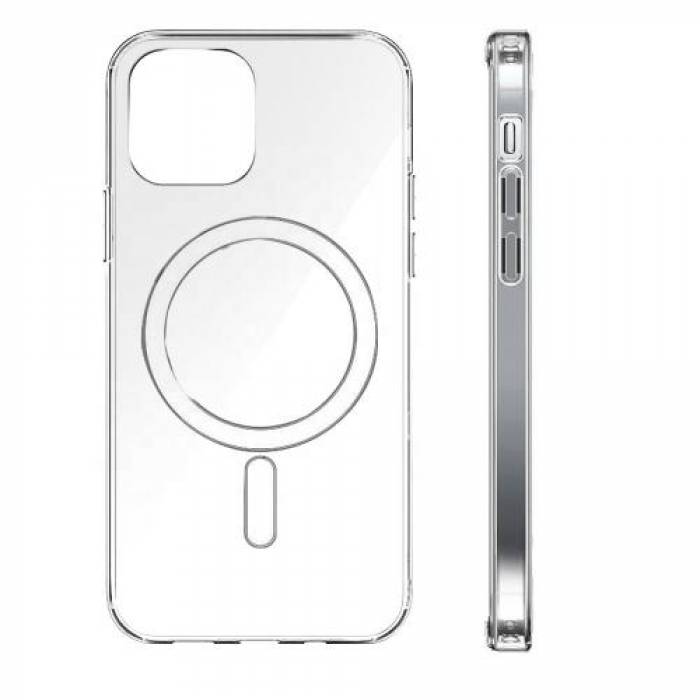 Protectie pentru spate Apple MagSafe pentru iPhone 12 mini, Clear