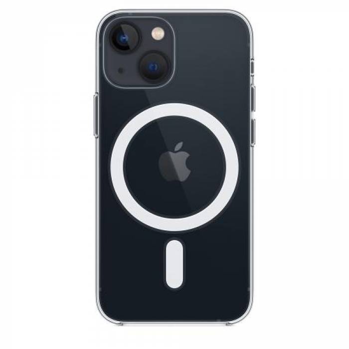 Protectie pentru spate Apple MagSafe Policarbonat pentru iPhone 13 mini, Transparent