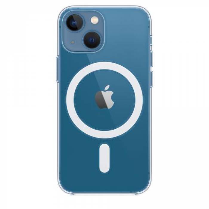 Protectie pentru spate Apple MagSafe Policarbonat pentru iPhone 13 mini, Transparent