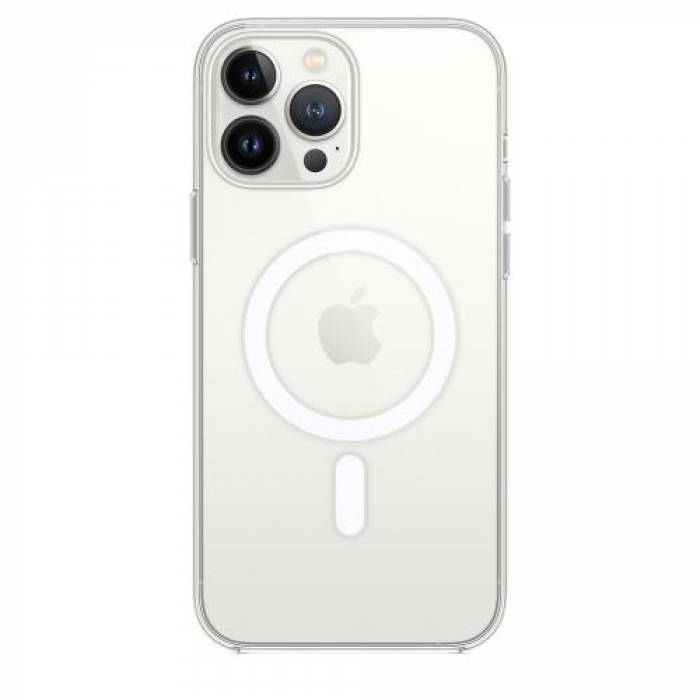 Protectie pentru spate Apple MagSafe Policarbonat pentru iPhone 13 Pro Max, Transparent 