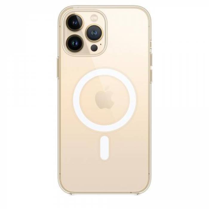 Protectie pentru spate Apple MagSafe Policarbonat pentru iPhone 13 Pro Max, Transparent 