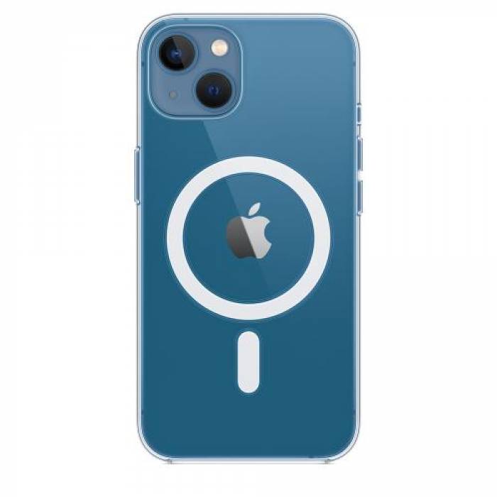 Protectie pentru spate Apple MagSafe Policarbonat pentru iPhone 13, Transparent
