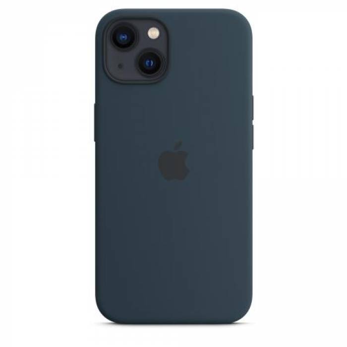  Protectie pentru spate Apple MagSafe Silicone pentru Iphone 13, Abyss Blue