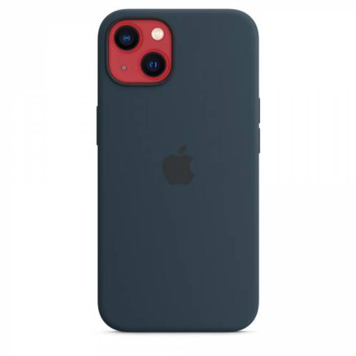  Protectie pentru spate Apple MagSafe Silicone pentru Iphone 13, Abyss Blue
