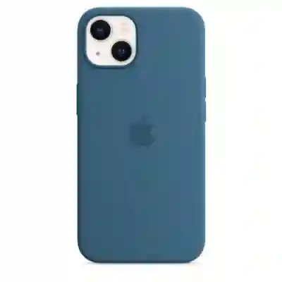  Protectie pentru spate Apple MagSafe Silicone pentru Iphone 13, Blue Jay