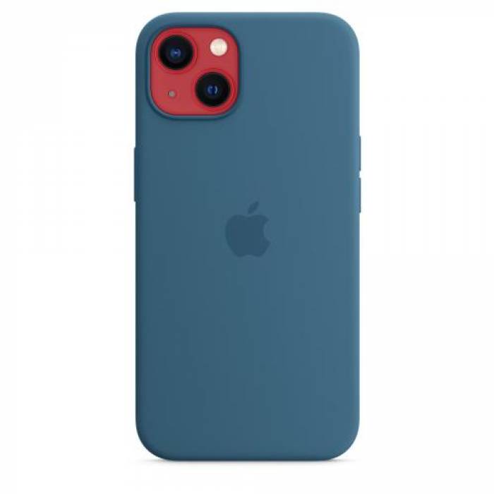  Protectie pentru spate Apple MagSafe Silicone pentru Iphone 13, Blue Jay