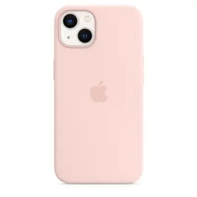 Protectie pentru spate Apple MagSafe Silicone pentru Iphone 13, Chalk Pink