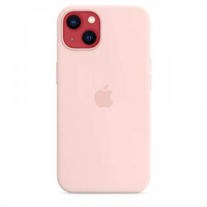  Protectie pentru spate Apple MagSafe Silicone pentru Iphone 13, Chalk Pink