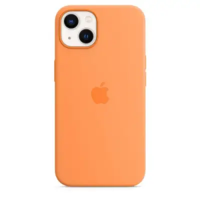 Protectie pentru spate Apple MagSafe Silicone pentru Iphone 13, Marigold