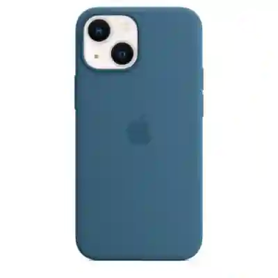 Protectie pentru spate Apple MagSafe Silicone pentru Iphone 13 Mini, Blue Jay