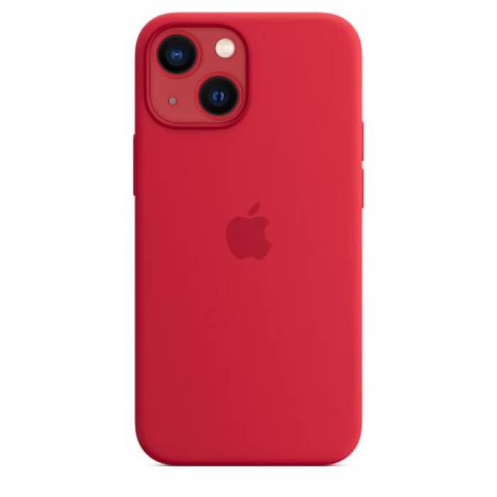 Protectie pentru spate Apple MagSafe Silicone pentru Iphone 13 Mini, Red