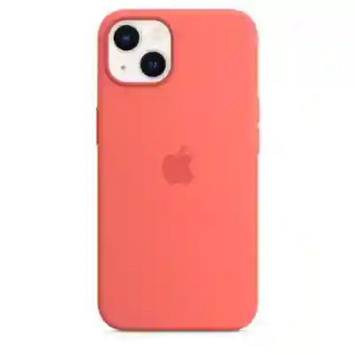  Protectie pentru spate Apple MagSafe Silicone pentru Iphone 13, Pink Pomelo