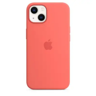 Protectie pentru spate Apple MagSafe Silicone pentru Iphone 13, Pink Pomelo