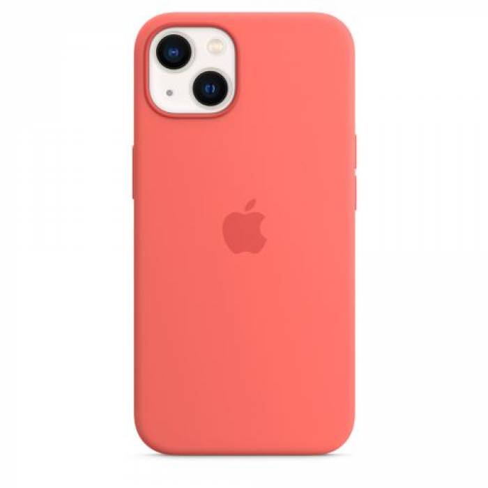  Protectie pentru spate Apple MagSafe Silicone pentru Iphone 13, Pink Pomelo