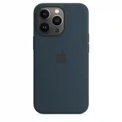  Protectie pentru spate Apple MagSafe Silicone pentru Iphone 13 Pro, Abyss Blue