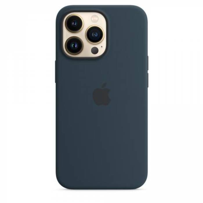  Protectie pentru spate Apple MagSafe Silicone pentru Iphone 13 Pro, Abyss Blue