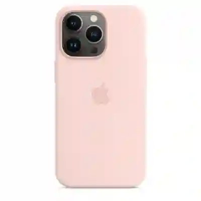  Protectie pentru spate Apple MagSafe Silicone pentru Iphone 13 Pro, Chalk Pink