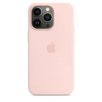 Protectie pentru spate Apple MagSafe Silicone pentru Iphone 13 Pro, Chalk Pink