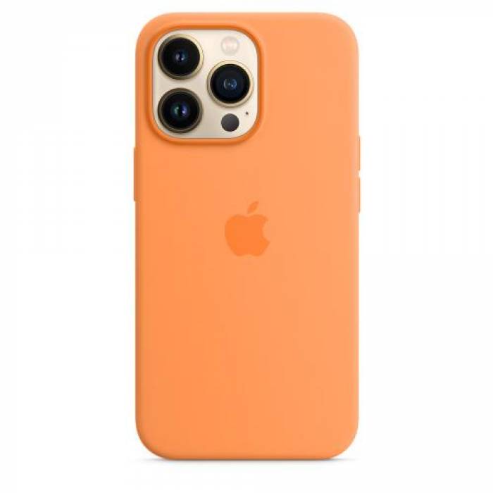  Protectie pentru spate Apple MagSafe Silicone pentru Iphone 13 Pro, Marigold