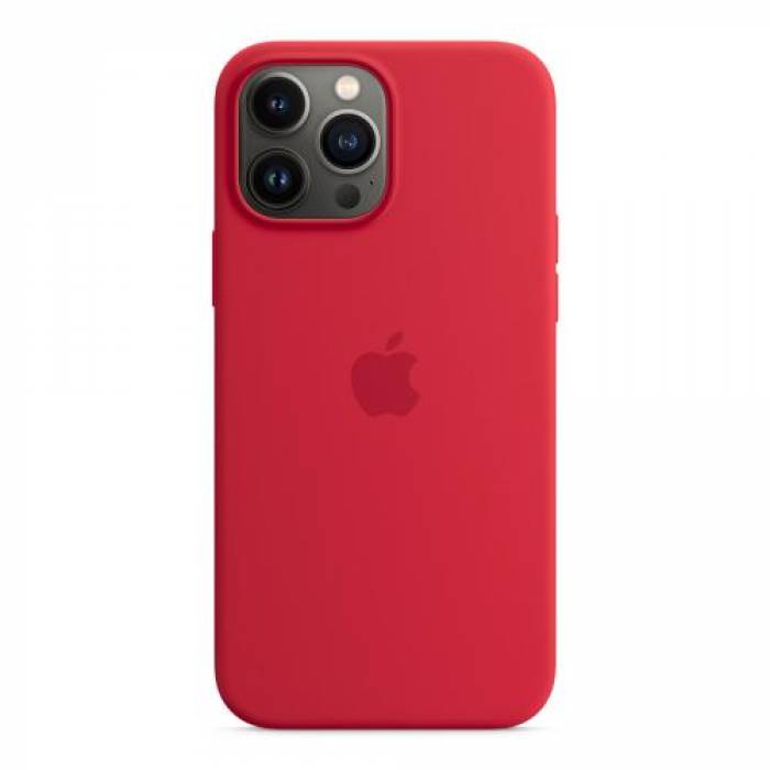 Protectie pentru spate Apple MagSafe Silicone pentru Iphone 13 Pro Max, Red