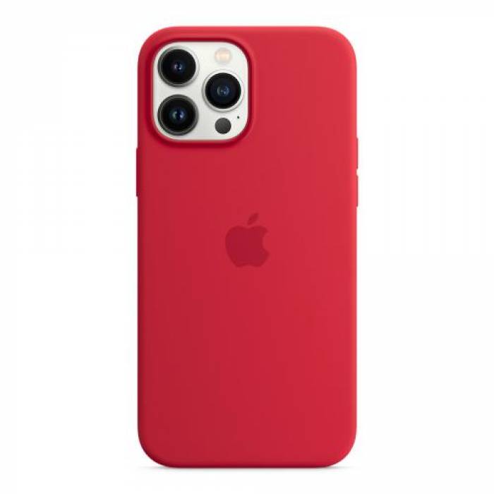 Protectie pentru spate Apple MagSafe Silicone pentru Iphone 13 Pro Max, Red
