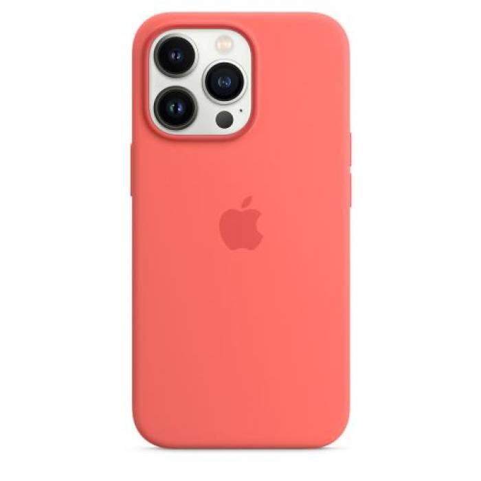  Protectie pentru spate Apple MagSafe Silicone pentru Iphone 13 Pro, Pink Pomelo
