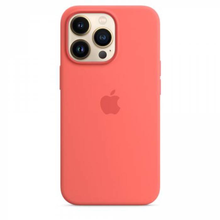  Protectie pentru spate Apple MagSafe Silicone pentru Iphone 13 Pro, Pink Pomelo