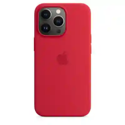 Protectie pentru spate Apple MagSafe Silicone pentru Iphone 13 Pro, Red