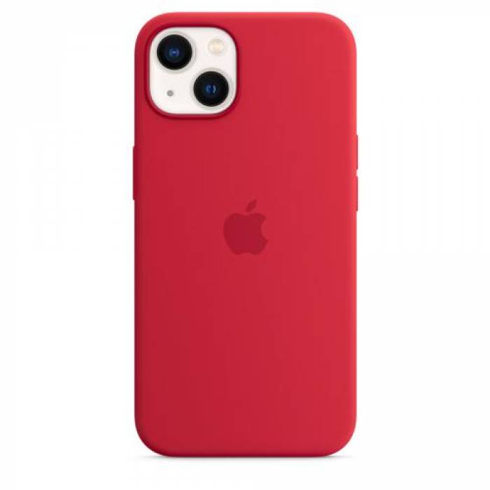  Protectie pentru spate Apple MagSafe Silicone pentru Iphone 13, Red