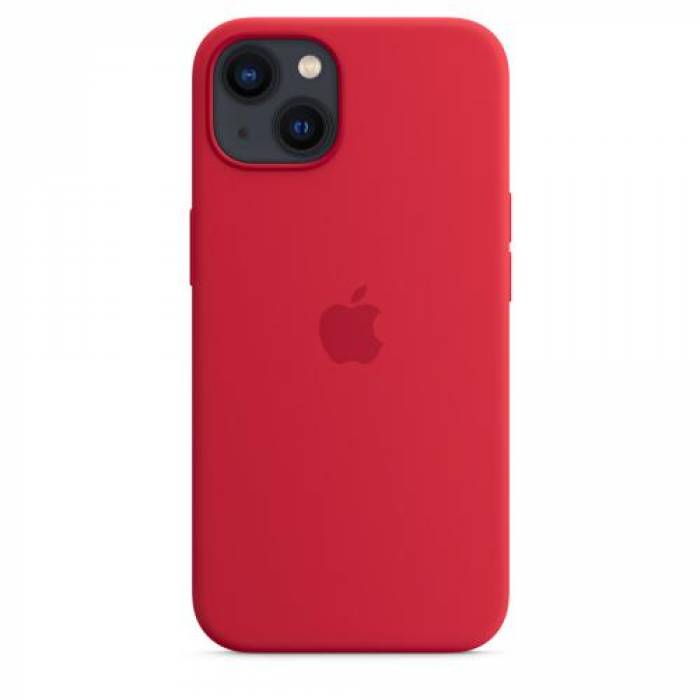  Protectie pentru spate Apple MagSafe Silicone pentru Iphone 13, Red