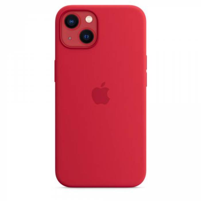  Protectie pentru spate Apple MagSafe Silicone pentru Iphone 13, Red