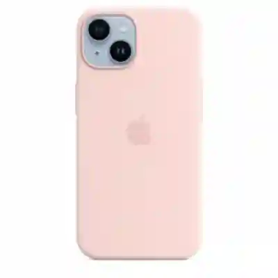 Protectie pentru spate Apple MagSafe Silicone pentru Iphone 14, Pink