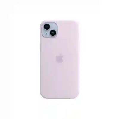 Protectie pentru spate Apple MagSafe Silicone pentru Iphone 14 Plus, Lilac