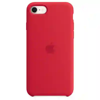 Protectie pentru spate Apple MagSafe Silicone pentru iPhone SE 2/3, Red