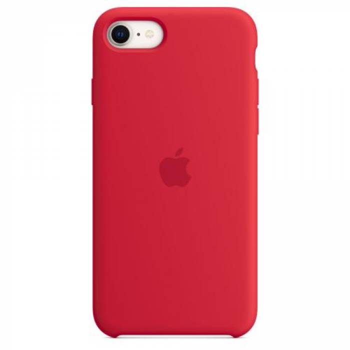 Protectie pentru spate Apple MagSafe Silicone pentru iPhone SE 2/3, Red